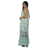 Vestido  Midi de Alça Bixugrillo estampado Margaridas Verde