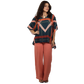 Conjunto Blusa kaftan e Pantalona BIXUGRILLO estampada Belle Rivière