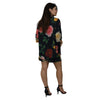Conjunto 02 PÇS Camisão e Short BIXUGRILLO estampado Rosas Bloom