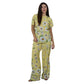 Conjunto Blusa e Pantalona BIXUGRILLO estampada Margaridas Amarelo