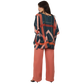 Conjunto Blusa kaftan e Pantalona BIXUGRILLO estampada Belle Rivière