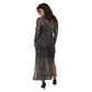 Vestido Midi Tule com Elastano | Estampa Exclusiva BIX.G | Onça