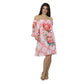 Vestido  Curto Ciganinha Bixugrillo estampado corações