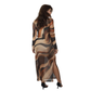 Vestido Midi Tule com Elastano Ondas de Siena | Estampa Exclusiva BIX.G Ondas Siena