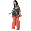 Conjunto Blusa kaftan e Pantalona BIXUGRILLO estampada Belle Rivière