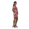 Conjunto de Blusa e Short BIXUGRILLO estampado Moldura Rosa