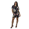 Conjunto de Blusa e Short BIXUGRILLO estampado Crisântemo