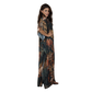 Kaftan Longa Feminina em GGT Toque de Seda | Estampa Exclusiva BIX.G |  Selva Imperial