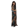 Kaftan Longa Feminina em GGT Toque de Seda | Estampa Exclusiva BIX.G |  Selva Imperial