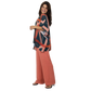 Conjunto Blusa kaftan e Pantalona BIXUGRILLO estampada Belle Rivière