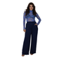 Blusa de Renda manga longa | BIXUGRILLO  | Azul claro
