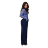 Blusa de Renda manga longa | BIXUGRILLO  | Azul claro