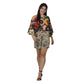 Conjunto Floral Blusa e Short Bixugrillo estampado Garden