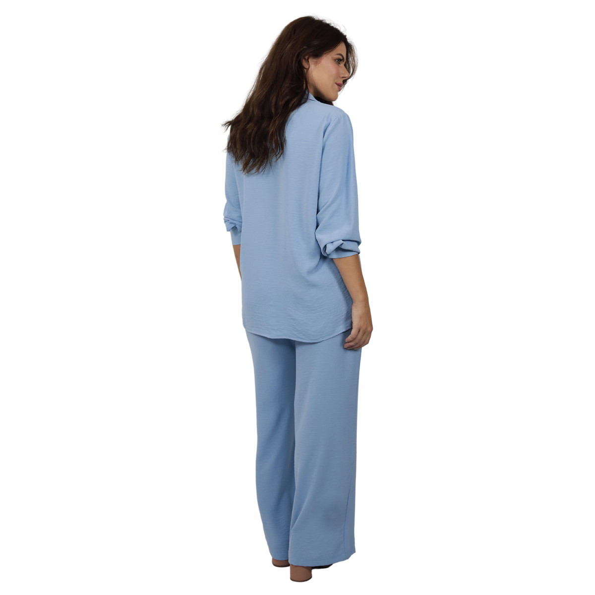 Conjunto Calça e Camisa Manga longa | BIXUGRILLO Estampada | Azul Claro