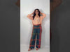 Conjunto 2pçs Camisão liso e Pantalona BIXUGRILLO estampado Xadrez Escossês