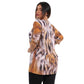 Blusa Decote "V" manga 3/4 BIXUGRILLO estampada Tigre