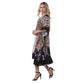 KAFTAN VESTIDO curto BIXUGRILLO estampada Animal print