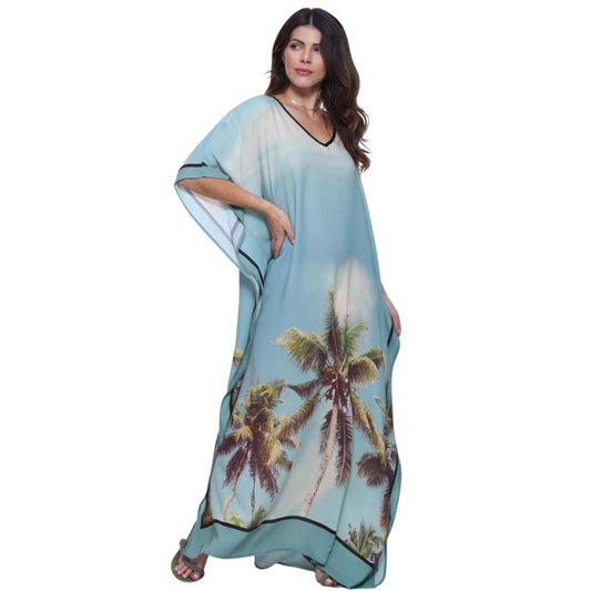 KAFTAN VESTIDO Longo BIXUGRILLO estampada Maceió