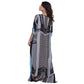 KAFTAN VESTIDO Longo BIXUGRILLO estampada  Blue Chain