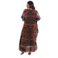 Kaftan Vestido Longo BIXUGRILLO estampada Uganda