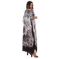 Kaftan Vestido Longo BIXUGRILLO estampada Barrado Floral PB