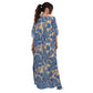 Kaftan Vestido Longo BIXUGRILLO estampada Natural