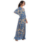 Kaftan Vestido Longo BIXUGRILLO estampada Natural