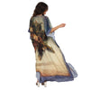 Kaftan Vestido Longo BIXUGRILLO estampada Praia