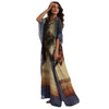 Kaftan Vestido Longo BIXUGRILLO estampada Praia