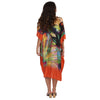 KAFTAN VESTIDO curta BIXUGRILLO estampada Butterfly