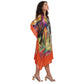 KAFTAN VESTIDO curta BIXUGRILLO estampada Butterfly