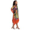 KAFTAN VESTIDO curta BIXUGRILLO estampada Butterfly