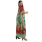 Kaftan Vestido Longo BIXUGRILLO estampada Cana