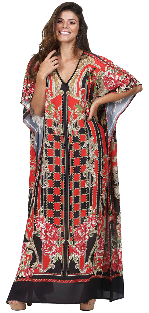Kaftan vestido Longo Bixugrillo estampado Vegas