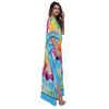 KAFTAN VESTIDO longa BIXUGRILLO estampada tie-dye