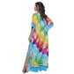 KAFTAN VESTIDO longa BIXUGRILLO estampada tie-dye