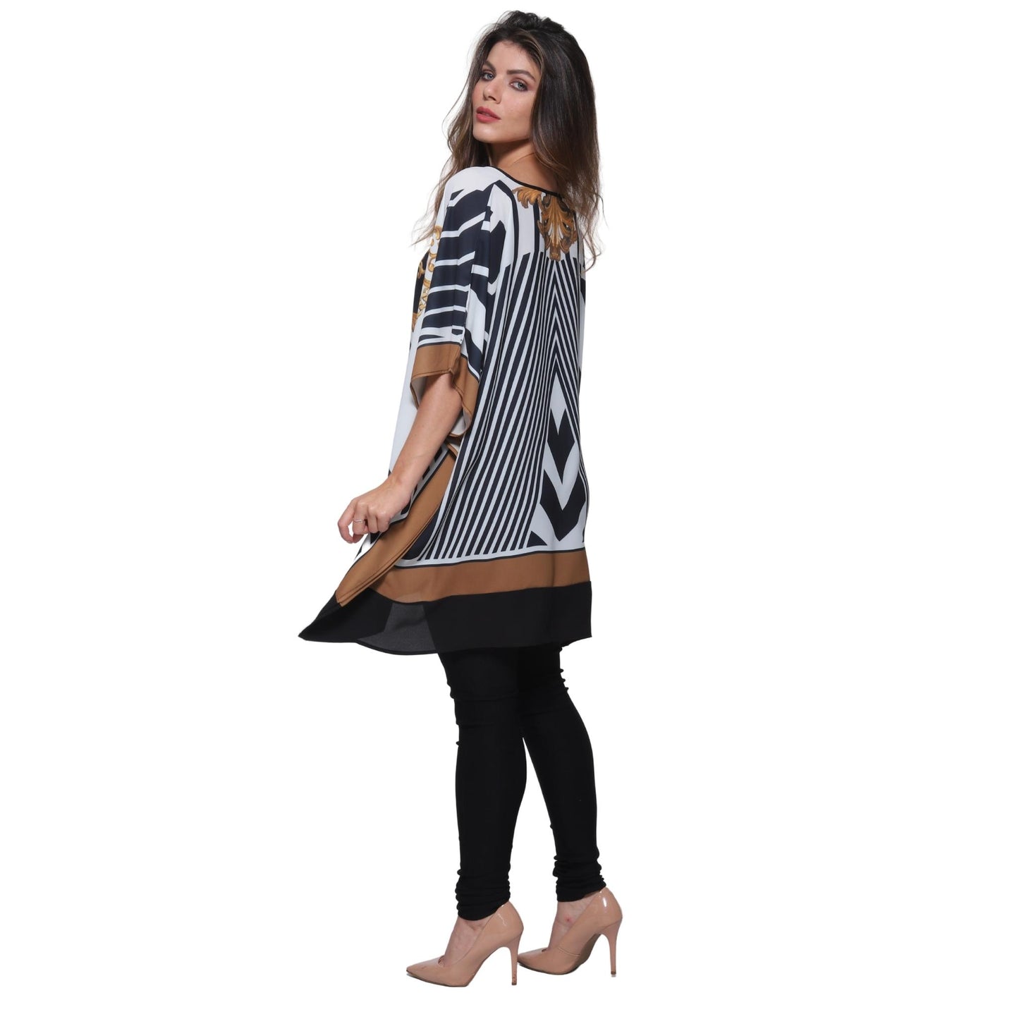 Blusa Kaftan BIXUGRILLO estampada  Egito
