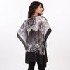 Blusa Kaftan BIXUGRILLO estampada Barrado Floral PB