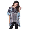 Blusa Kaftan BIXUGRILLO estampada Blue Chain