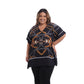 Blusa Kaftan BIXUGRILLO estampada correntes