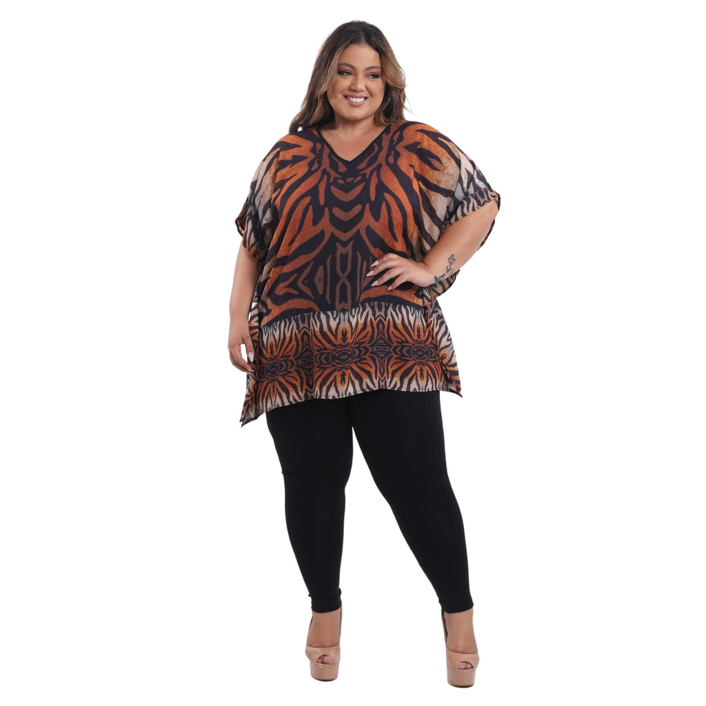 Blusa Kaftan BIXUGRILLO estampada Uganda