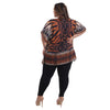 Blusa Kaftan BIXUGRILLO estampada Uganda