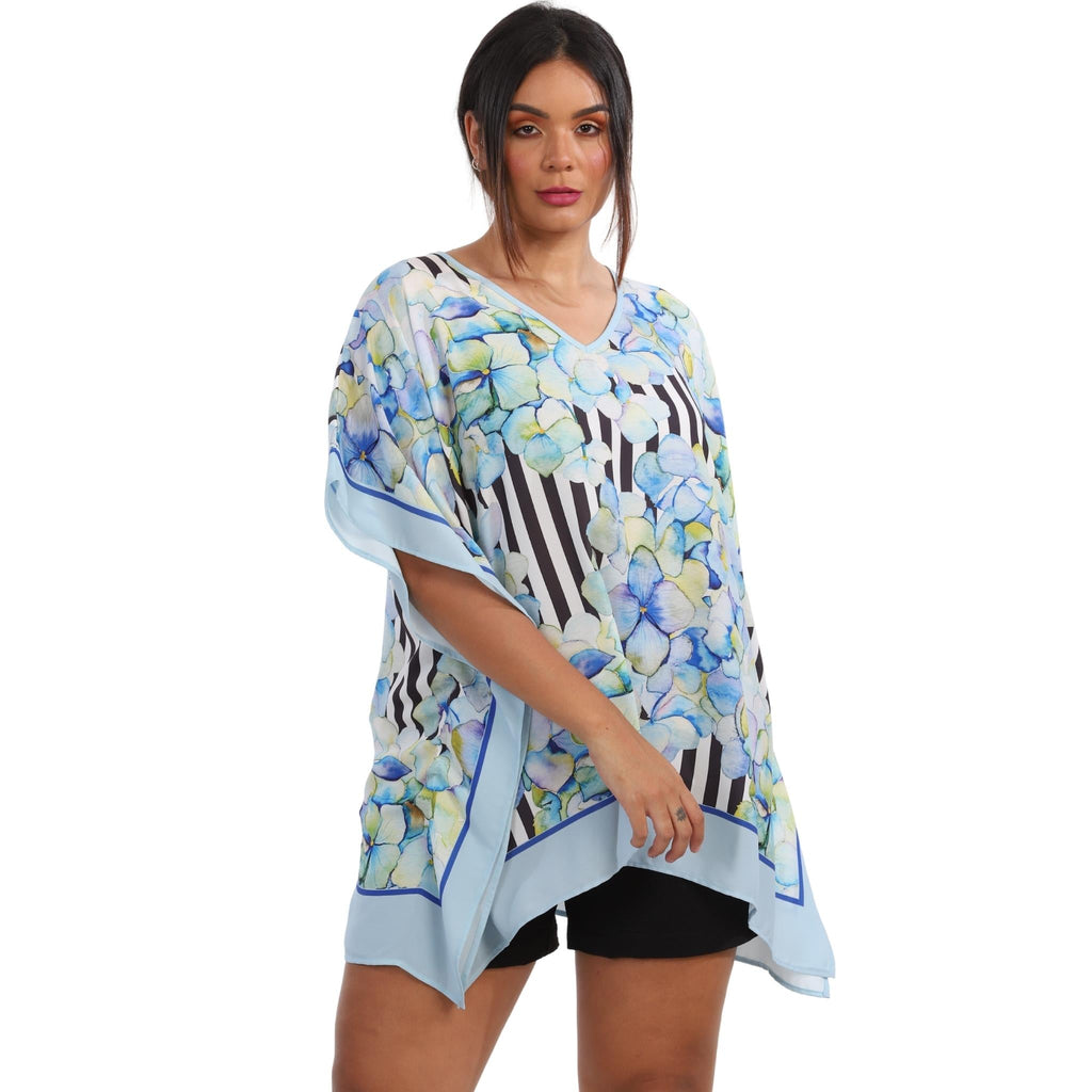 Blusa Kaftan BIXUGRILLO estampada Hortências