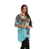Blusa Kaftan BIXUGRILLO estampada Penas Hippie