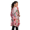 Blusa Kaftan BIXUGRILLO estampada Orquídea