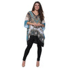 Blusa Kaftan BIXUGRILLO estampada Realeza