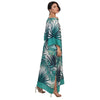 Vestido Midi Kimono BIXUGRILLO estampado Jardim