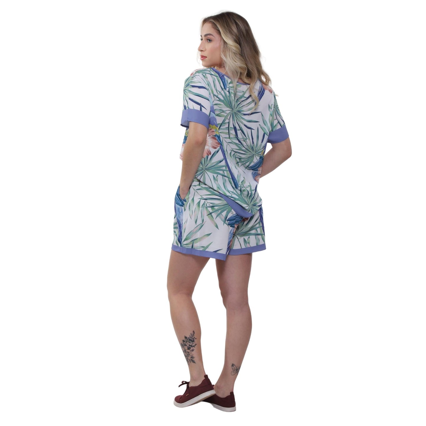 Short BIXUGRILLO estampado Arara Anis