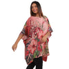 BLUSA KAFTAN curto BIXUGRILLO estampa Orquídea B