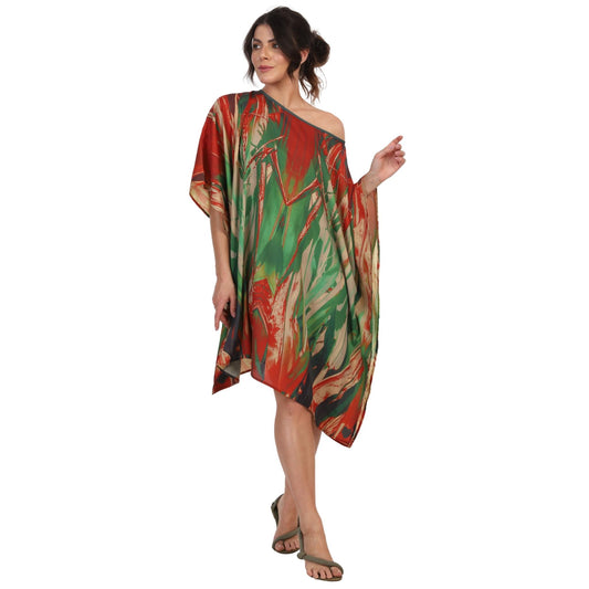 BLUSA KAFTAN curto BIXUGRILLO estampa cana